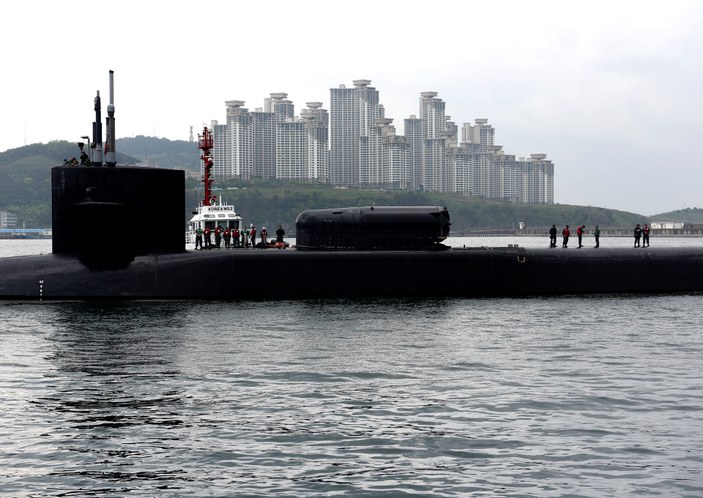 ABD denizaltısı Güney Kore'de