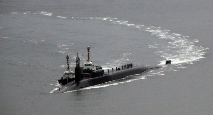 ABD denizaltısı Güney Kore'de