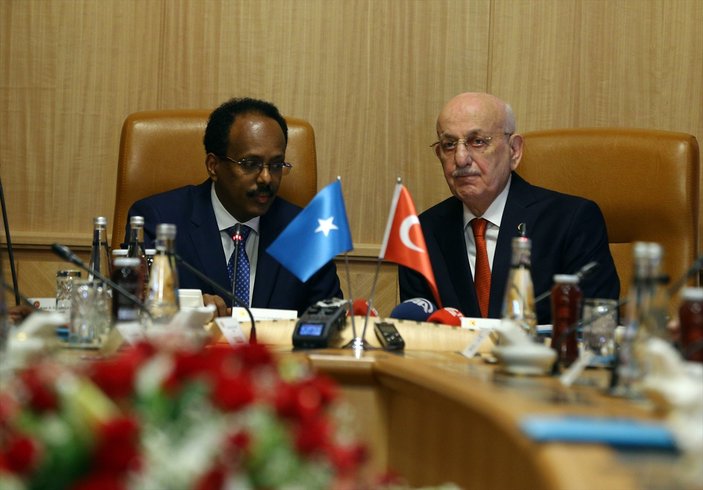 Somali Cumhurbaşkanı Fermacu TBMM'de
