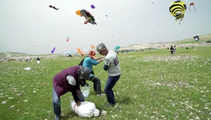 Mardin Uçurtma Festivali'nden renkli görüntüler