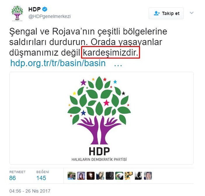TSK'nın PKK'yı vurması HDP'yi de üzdü