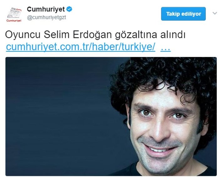 Oyuncu Selim Erdoğan uyuşturucudan tutuklandı