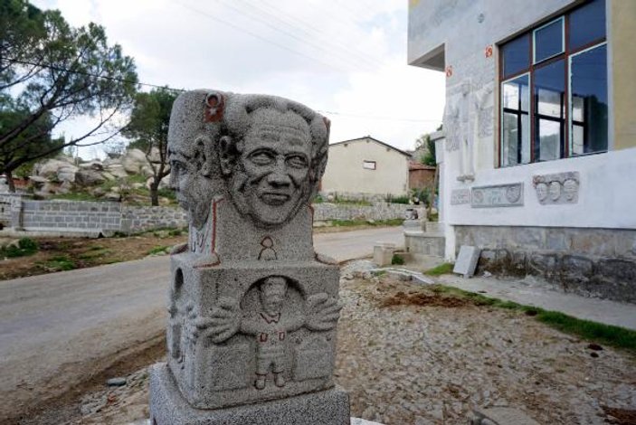 Çoban heykeltraş 27 yıldır granite hayat veriyor