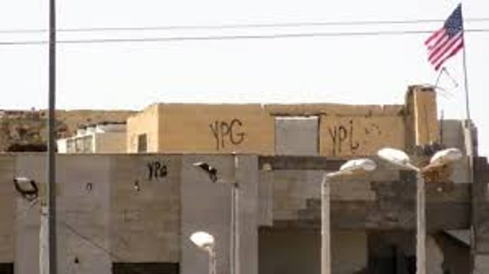 YPG, TSK'dan korkusuna ABD bayrakları asmıştı ama..