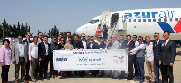Rusya'dan ikinci charter, 189 yolcusuyla Antalya'ya geldi