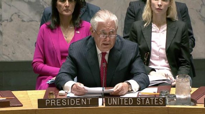 Tillerson: Kuzey Kore'ye askeri müdahaleye hazırız