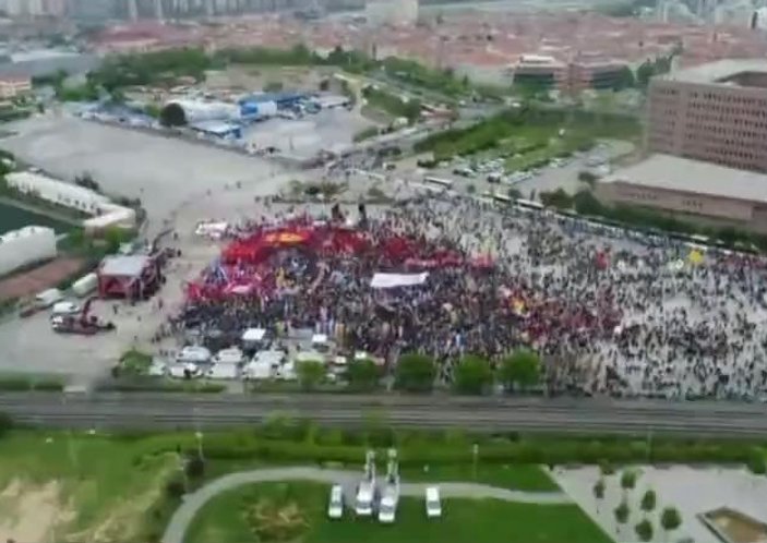 Bakırköy'deki 1 Mayıs mitingine katılım düşük oldu