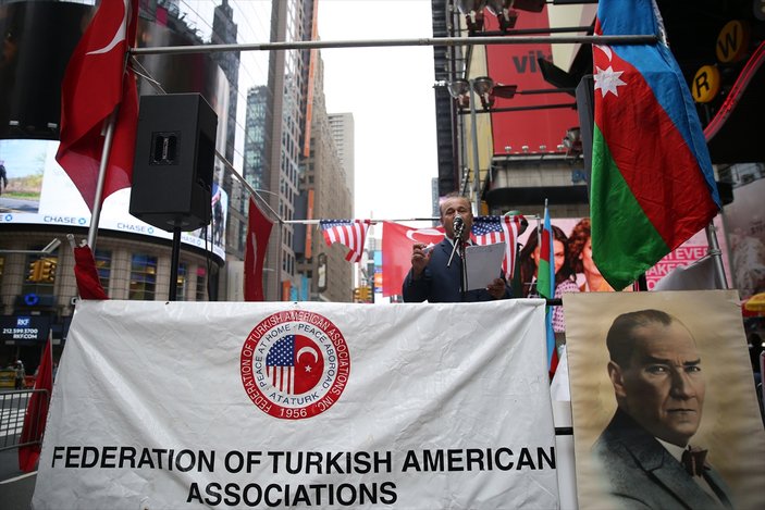 New York'ta 'Ermeni yalanlarına son' eylemi yapıldı