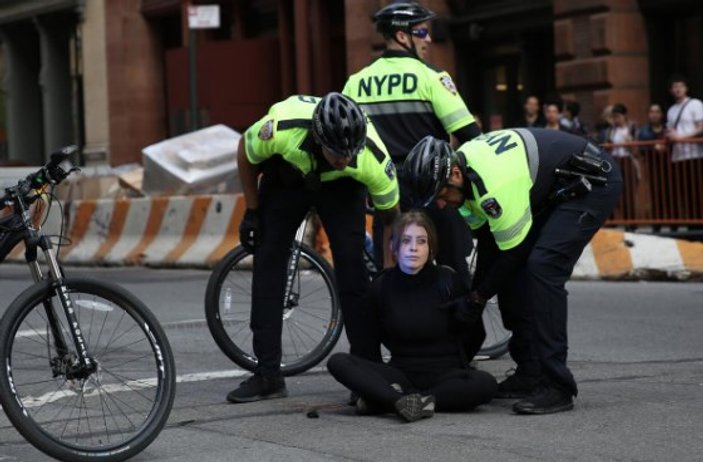 New York'taki 1 Mayıs gösterilerinde 14 gözaltı