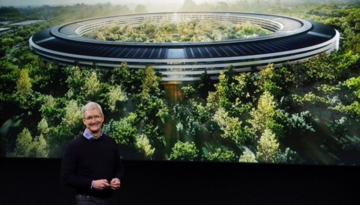 Apple'ın yeni uzay üssünün son hali görüntülendi