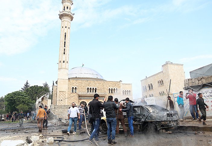 Azez'de bomba yüklü araçla saldırı