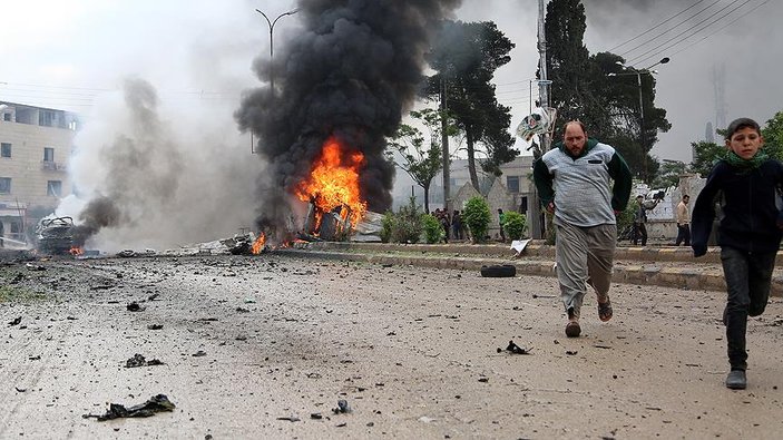 Azez'de bomba yüklü araçla saldırı