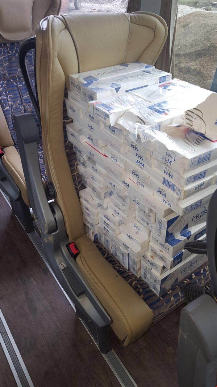 Hakkari'de 12 bin 500 paket kaçak sigara ele geçirildi