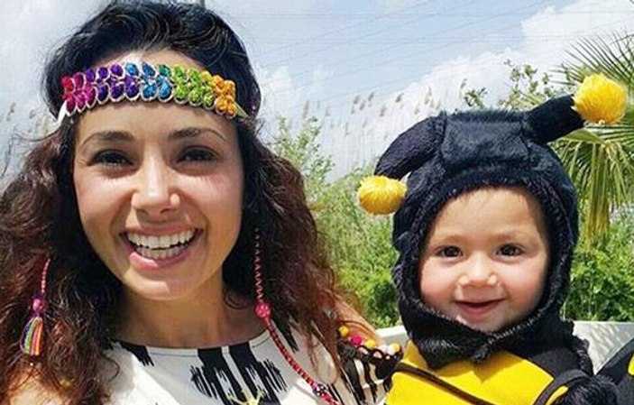 Özgü Namal'ın oğlu Nefes büyüdü