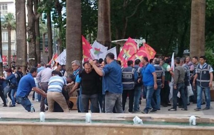 Denizli'de izinsiz eyleme polis müdahalesi: 34 gözaltı