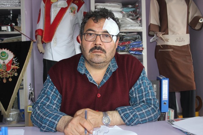 Konya'da esnafın darp edilmesi güvenlik kamerasında