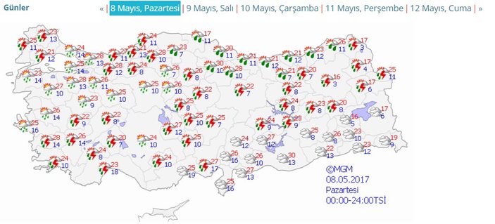 Meteoroloji'den İstanbul'a yağış uyarısı