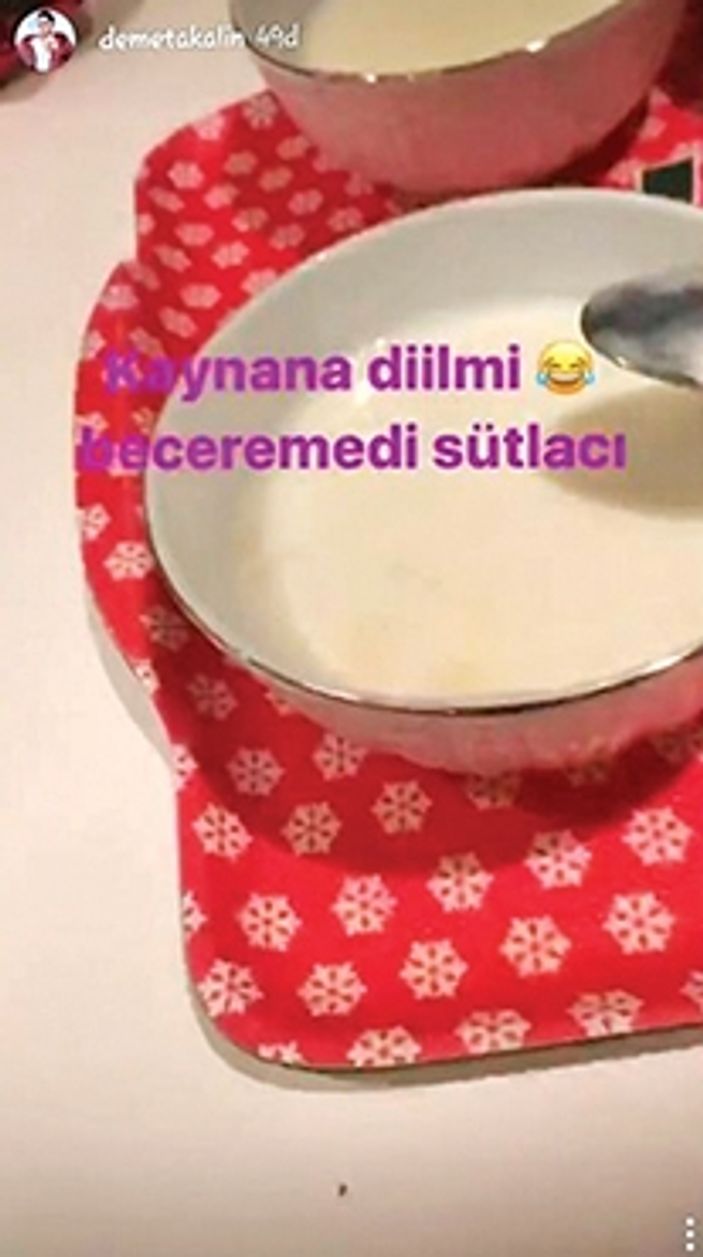 Demet Akalın kaynanasını eleştirdi