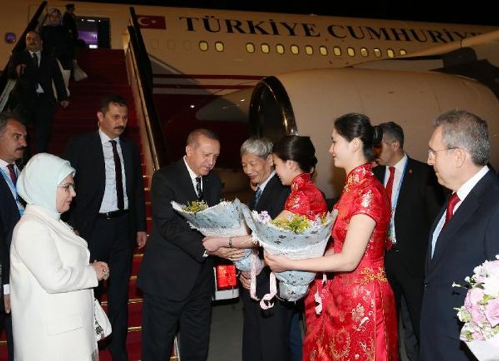 Cumhurbaşkanı Erdoğan Pekin'de