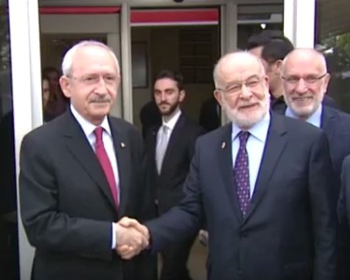 Kemal Kılıçdaroğlu Temel Karamollaoğlu görüşmesi