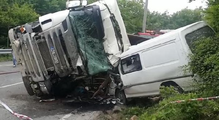 Beykoz'da trafik kazası