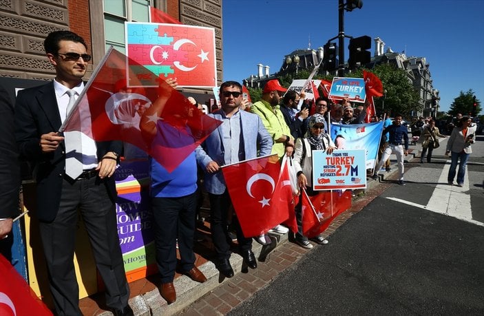 Washington'da Cumhurbaşkanı Erdoğan hareketliliği