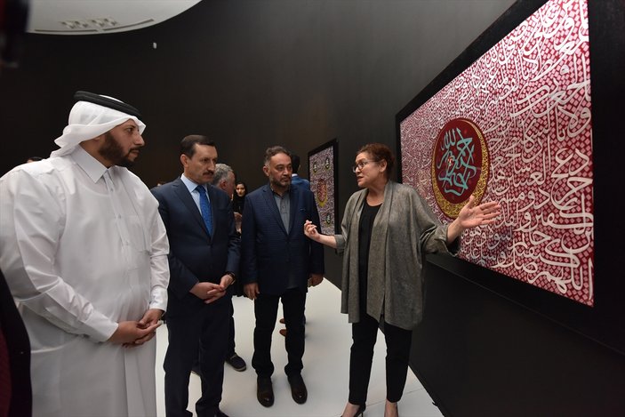 Katar'da Çağdaş Hat ve Tespih sergisi açıldı