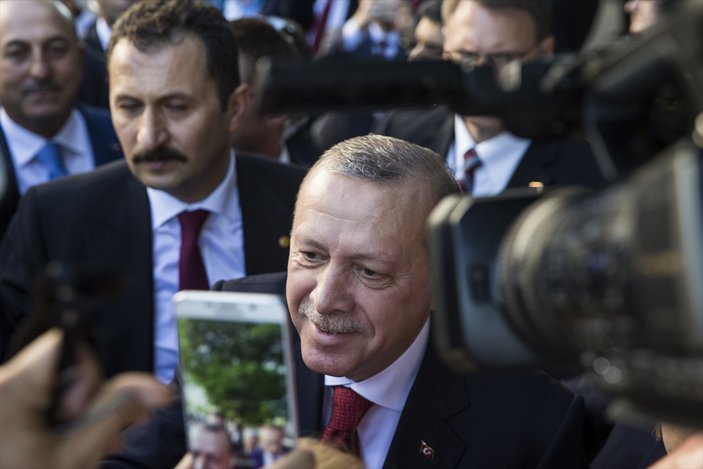 ABD'de Cumhurbaşkanı Erdoğan'a sevgi seli