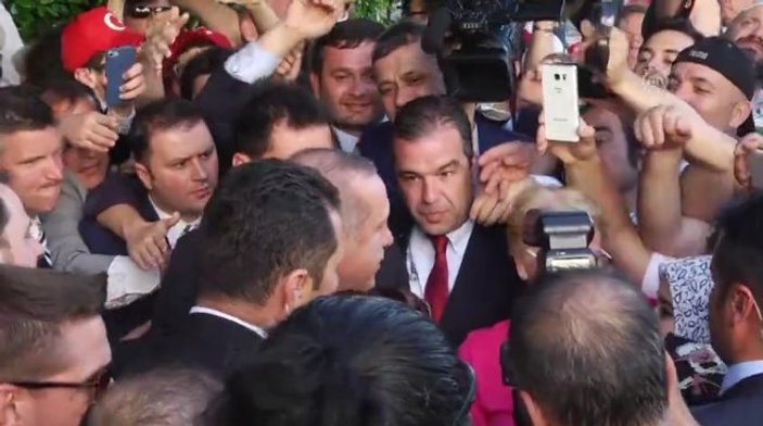 ABD'de Cumhurbaşkanı Erdoğan'a sevgi seli