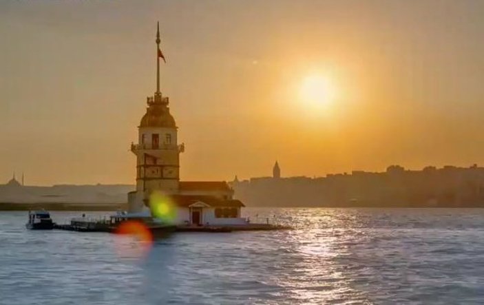 İstanbul'un 1 dakikalık timelapse'i