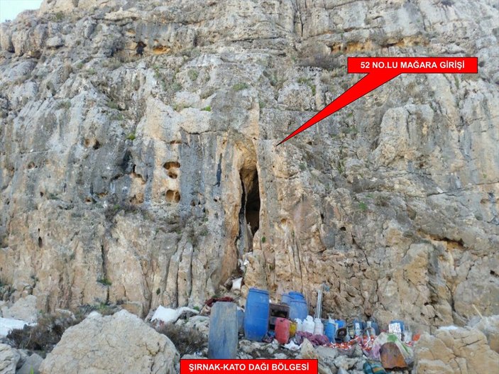Kato operasyonunda 5 mağaraya girildi