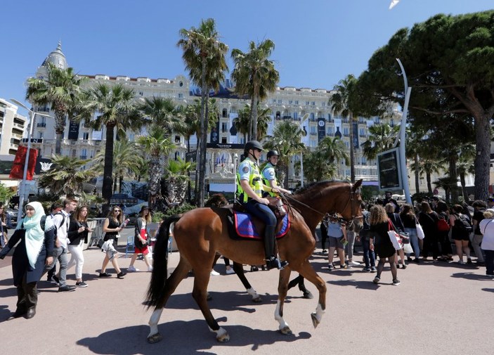 Cannes'ta geniş güvenlik önlemleri alındı