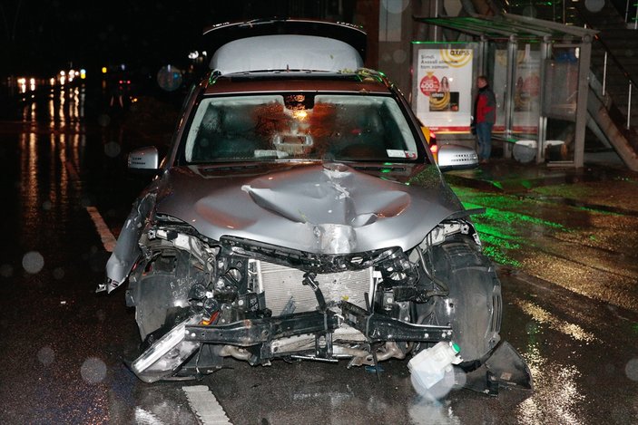 Ankara'da milli sporcu trafik kazası geçirdi