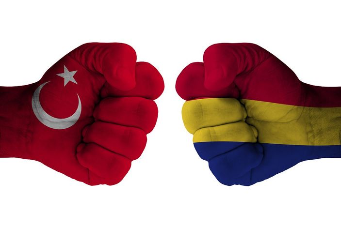 Romanya'da Türk yürüyüşü yapıldı