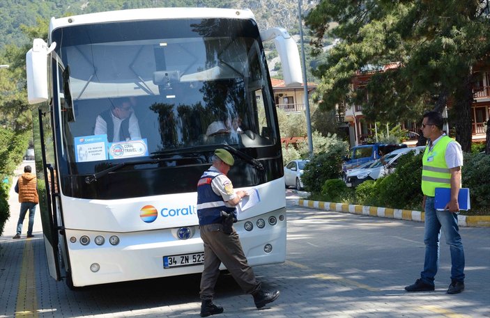 Muğla'da tur otobüslerine sıkı denetim