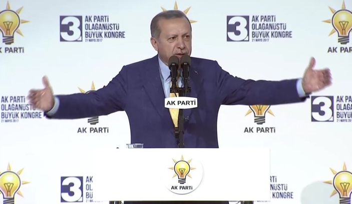 Cumhurbaşkanı Erdoğan'ın kongre konuşması