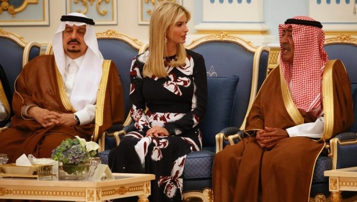 Trump'ın kızı Arap heyetin aklını başından aldı