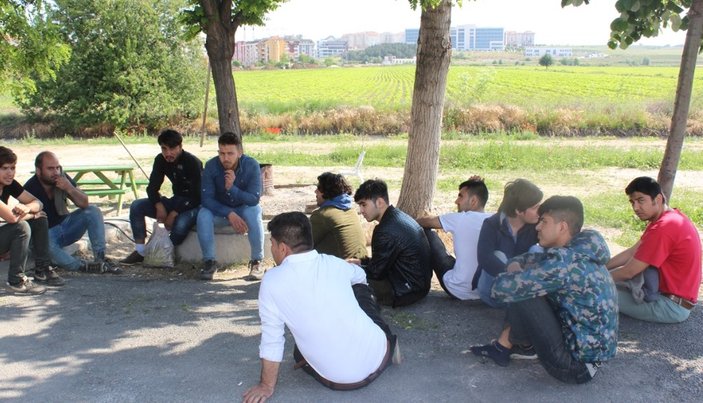 Edirne'de 11 kaçak yakalandı