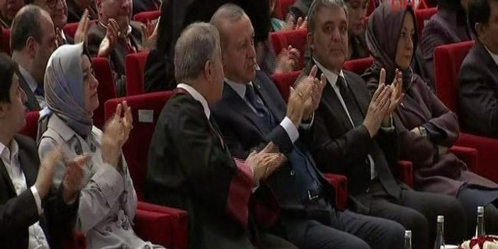 Cumhurbaşkanı Erdoğan ile Abdullah Gül aynı karede