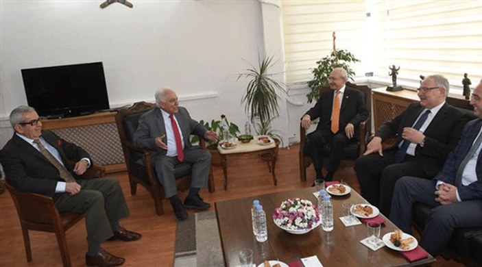 Kılıçdaroğlu'dan Vatan Partisi'ne ziyaret