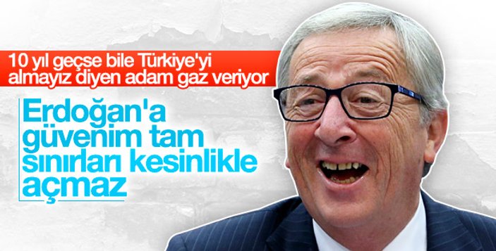 Erdoğan, Juncker ve Tusk ile bir araya geldi