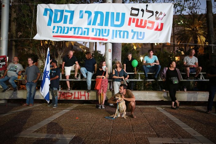 İsrail işgali Tel Aviv'de protesto edildi