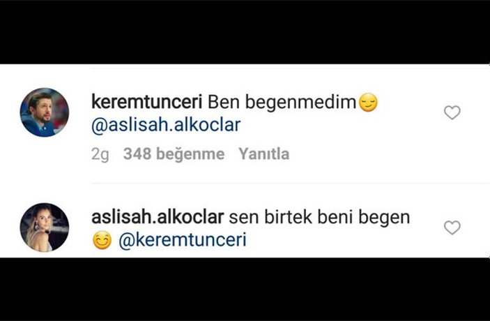 Aslışah Alkoçlar: Kerem sen bir tek beni beğen