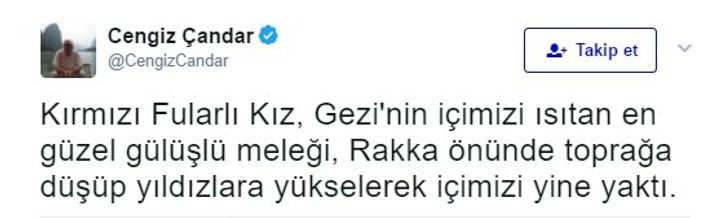 PKK'lı Ayşe Deniz Karacagil'in ölümü Cengiz Çandar'ı üzdü