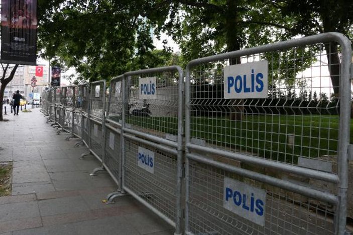 Gezi Parkı çevresinde güvenlik önlemleri