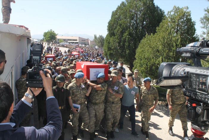 Şırnak Şehitleri için askeri tören