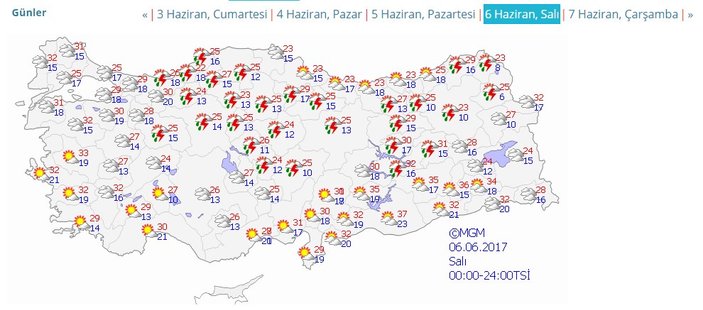 Meteoroloji'den Trakya için kuvvetli yağış uyarısı