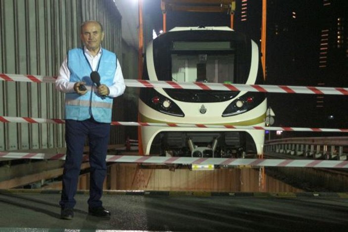 İstanbul'da yeni metro araçları raylarda