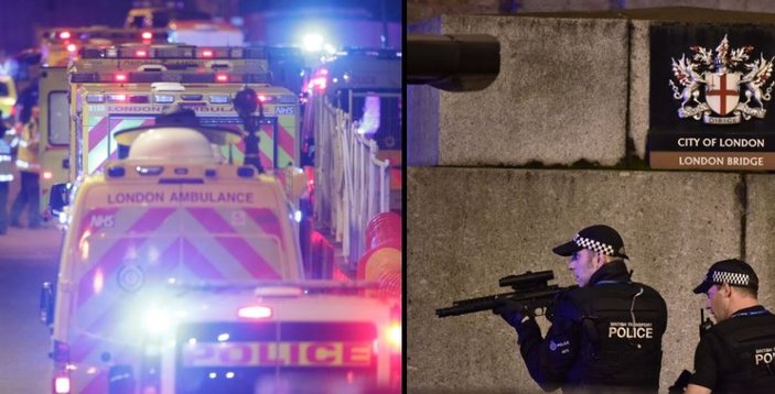 Londra'da 3 ayrı terör saldırısı birden