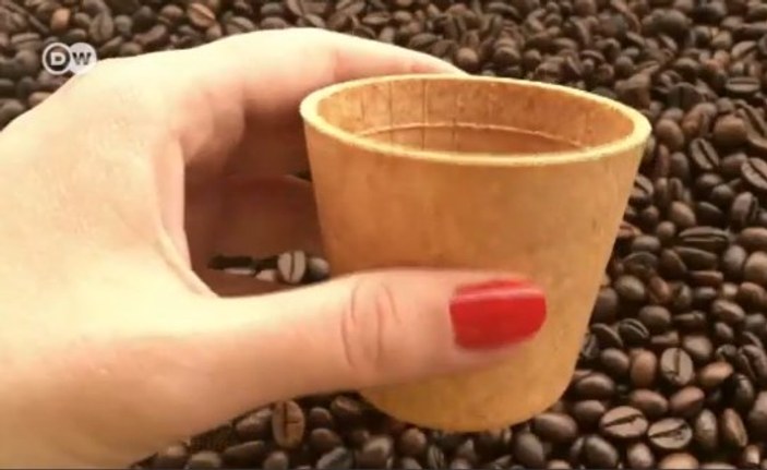 Yenilebilen kahve bardağı